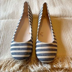 Women’s Striped Ballet Flats